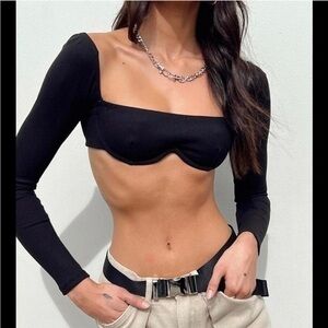 PRINCESS POLLY Becca crop top